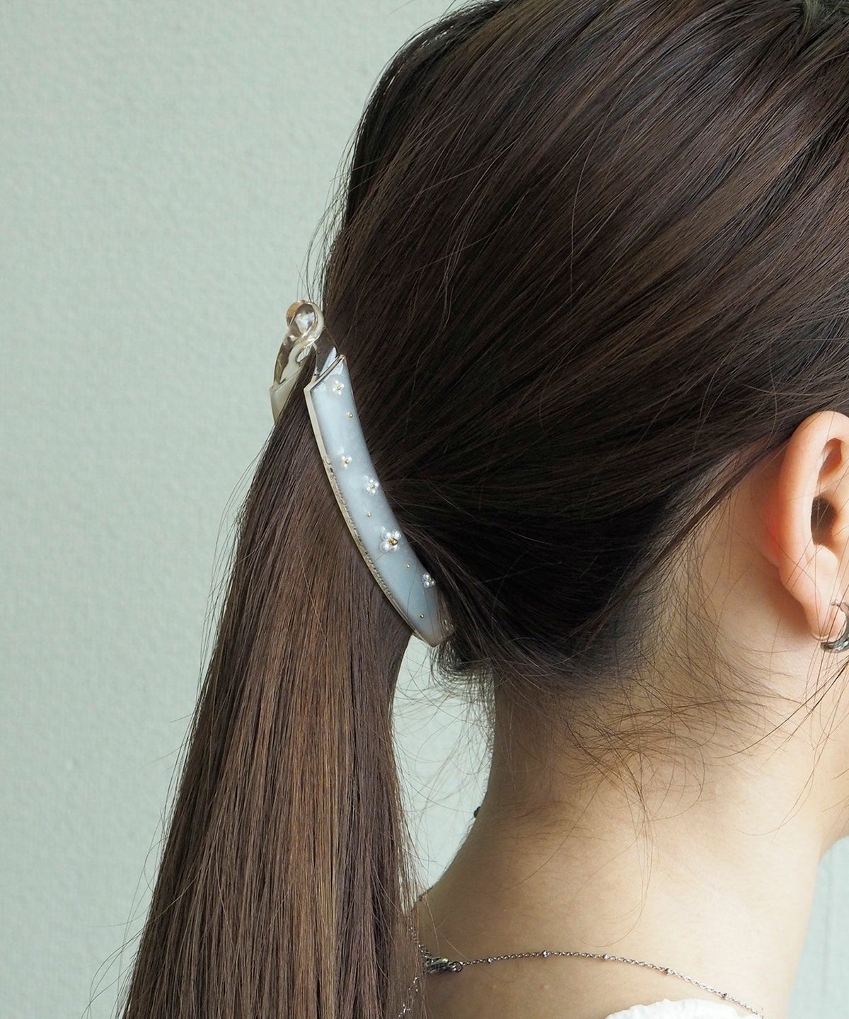 パールフラワーエポバナナクリップ