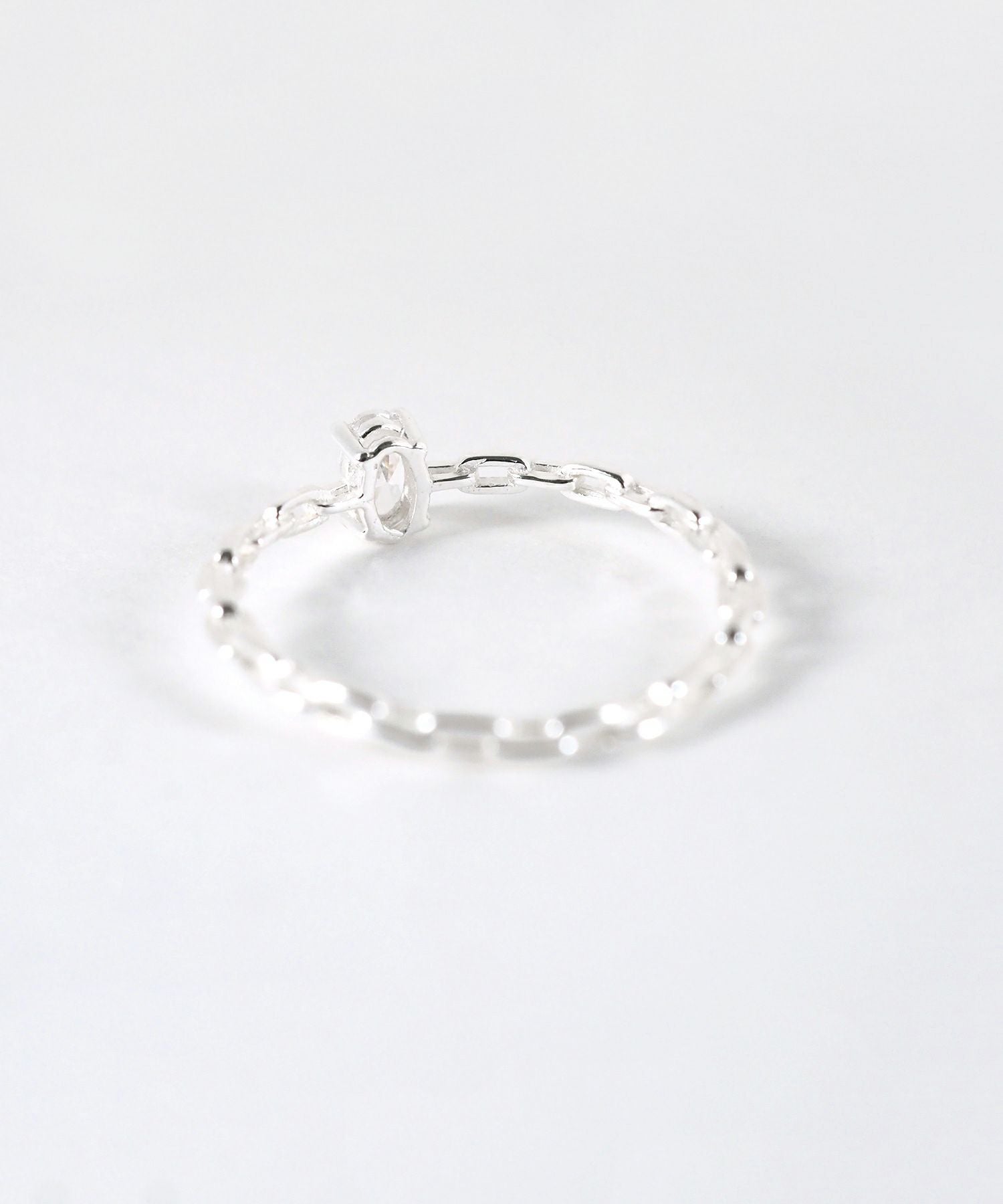 [SV925]チェーンデザインジルコニアリング