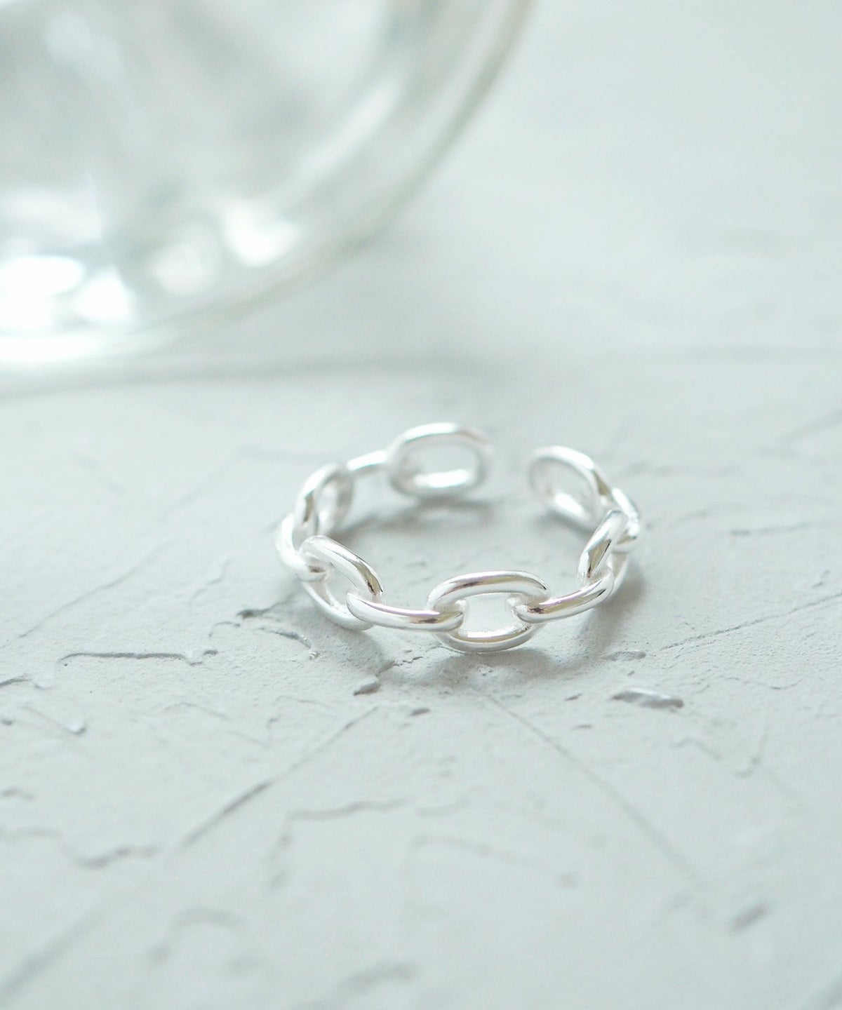 [SV925]チェーンデザインオープンリング