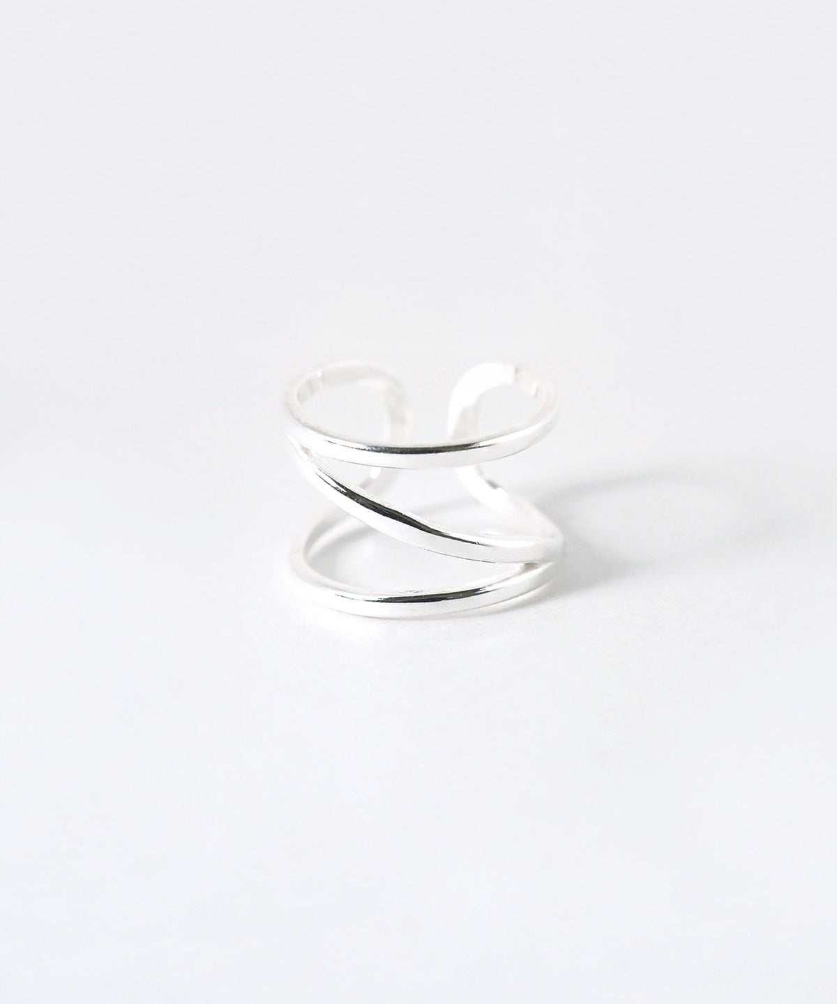 [SV925]ダブルラインピンキーリング