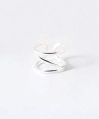 [SV925]ダブルラインピンキーリング