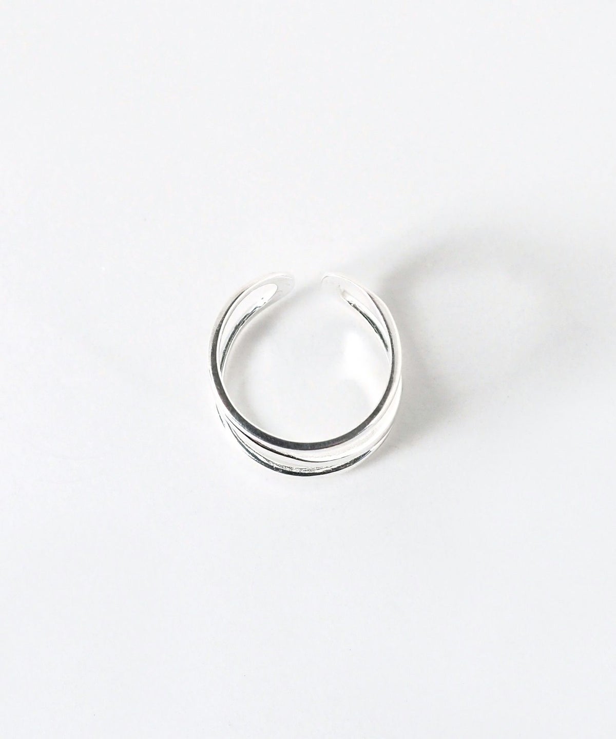 [SV925]ダブルラインピンキーリング