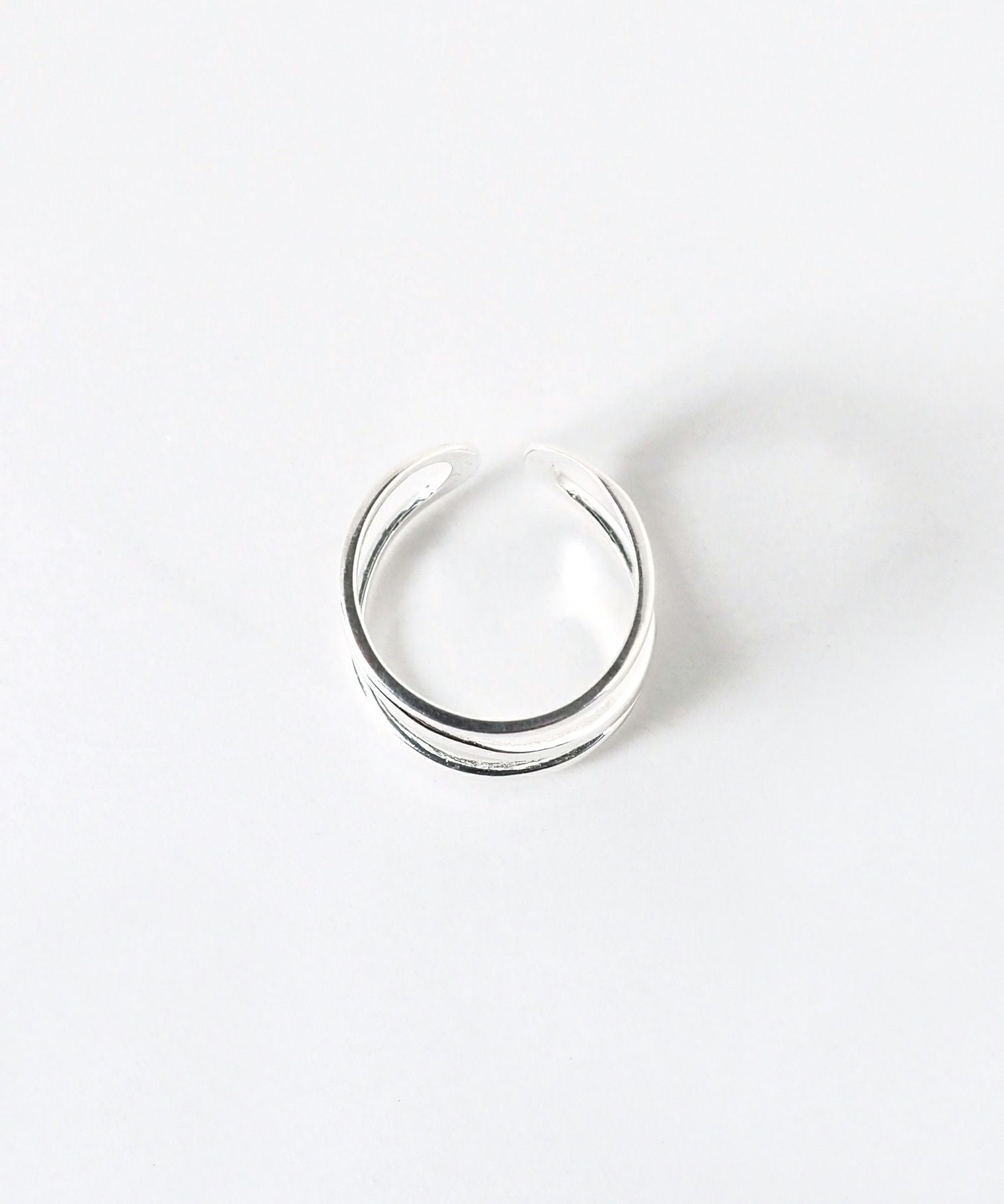 [SV925]ダブルラインピンキーリング