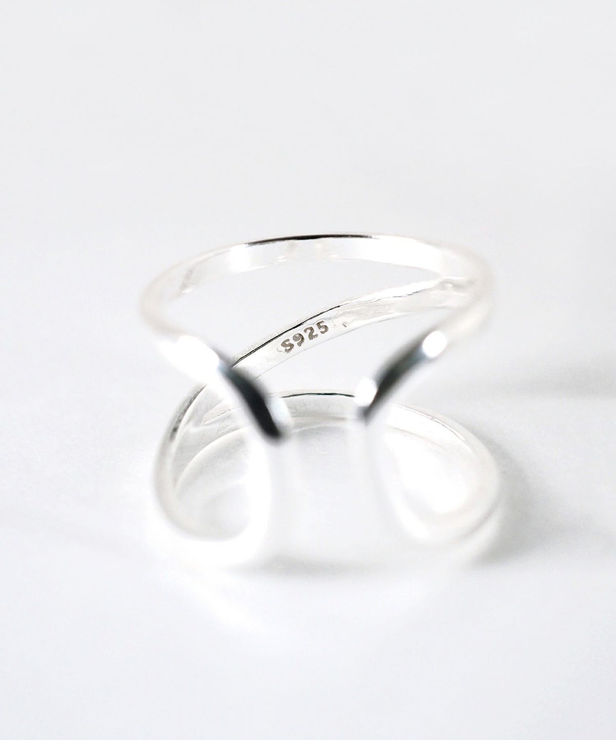 [SV925]ダブルラインピンキーリング