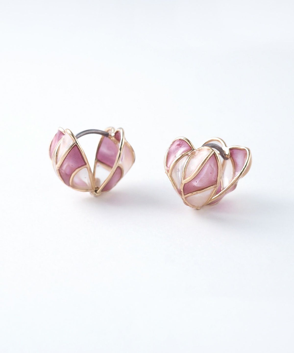 ミニハートモロッカンステンレスポストピアス【MORROCCAN】