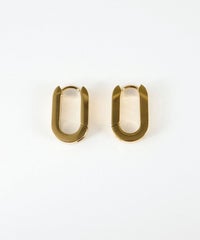 オーバルワンタッチステンレスピアス【MUK lucenzio】