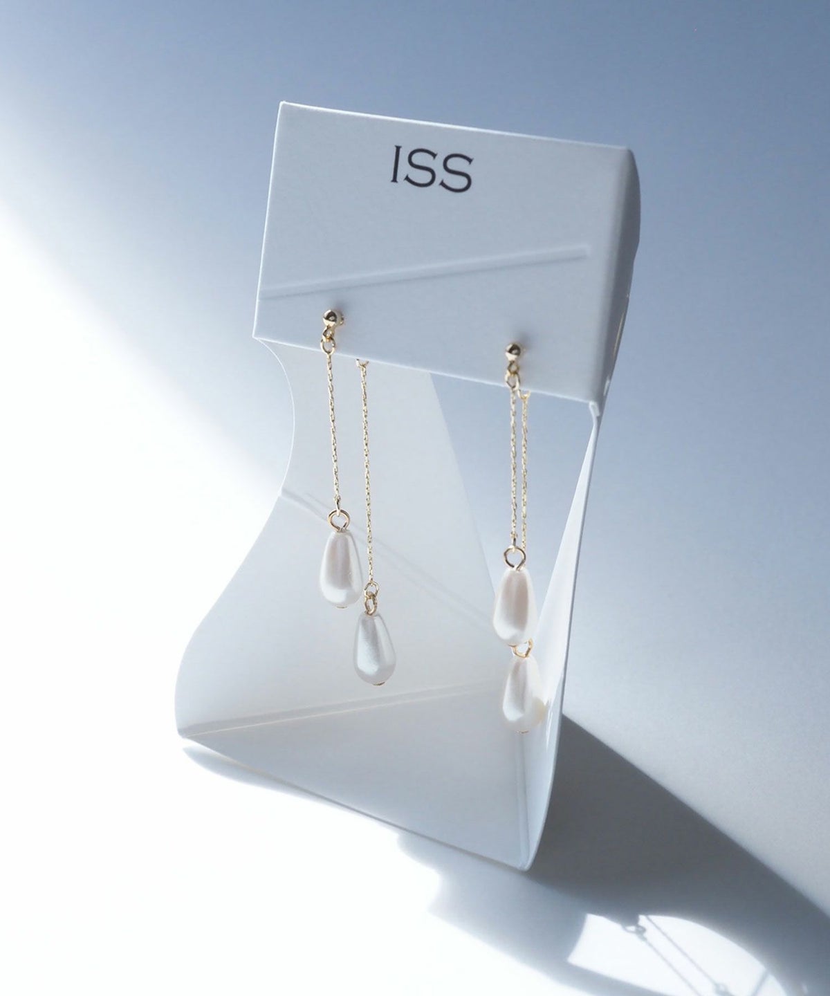 ドロップパールピュアチタンポストピアス【ISS】