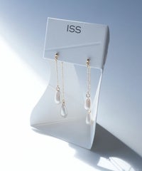 ドロップパールピュアチタンポストピアス【ISS】