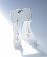 ドロップパールピュアチタンポストピアス【ISS】