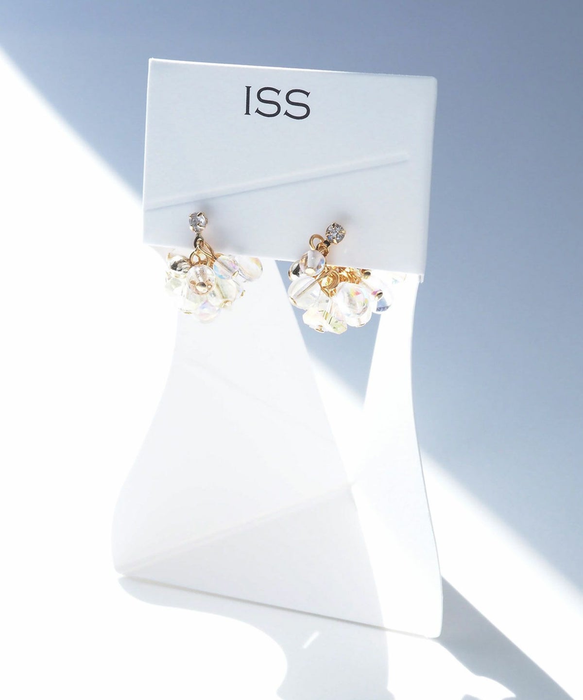 クリアバブルピュアチタンポストピアス【ISS】