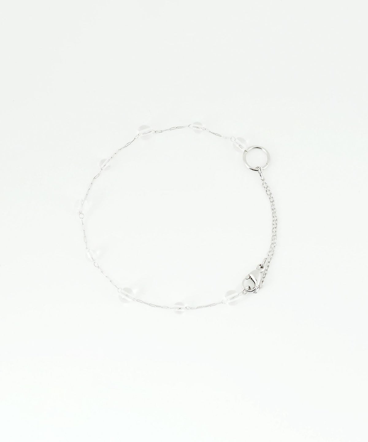 ステーション2wayステンレスブレスレット・アンクレット【Zoule】