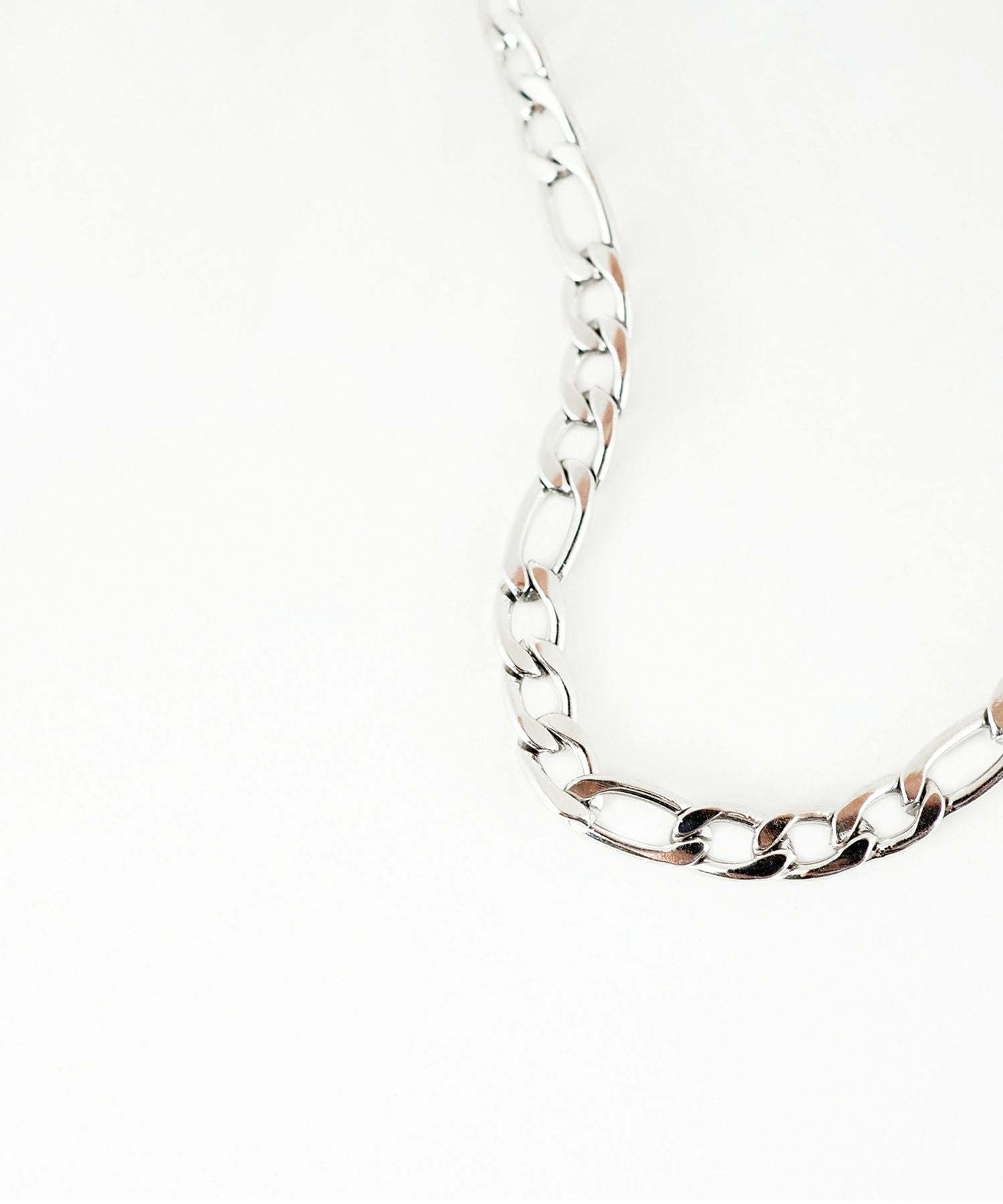 フィガロチェーンマグネットステンレスブレスレット