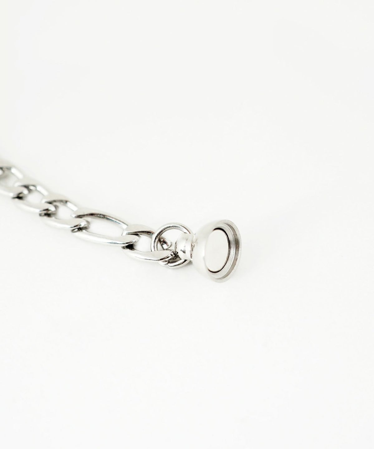 フィガロチェーンマグネットステンレスブレスレット