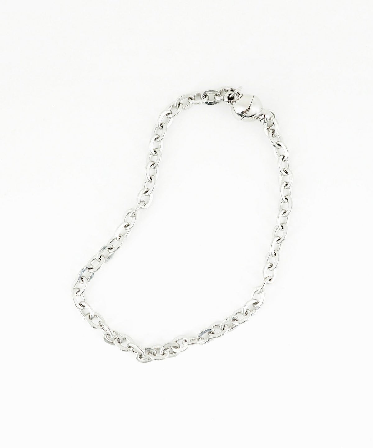 Fケーブルチェーンマグネットステンレスブレスレット