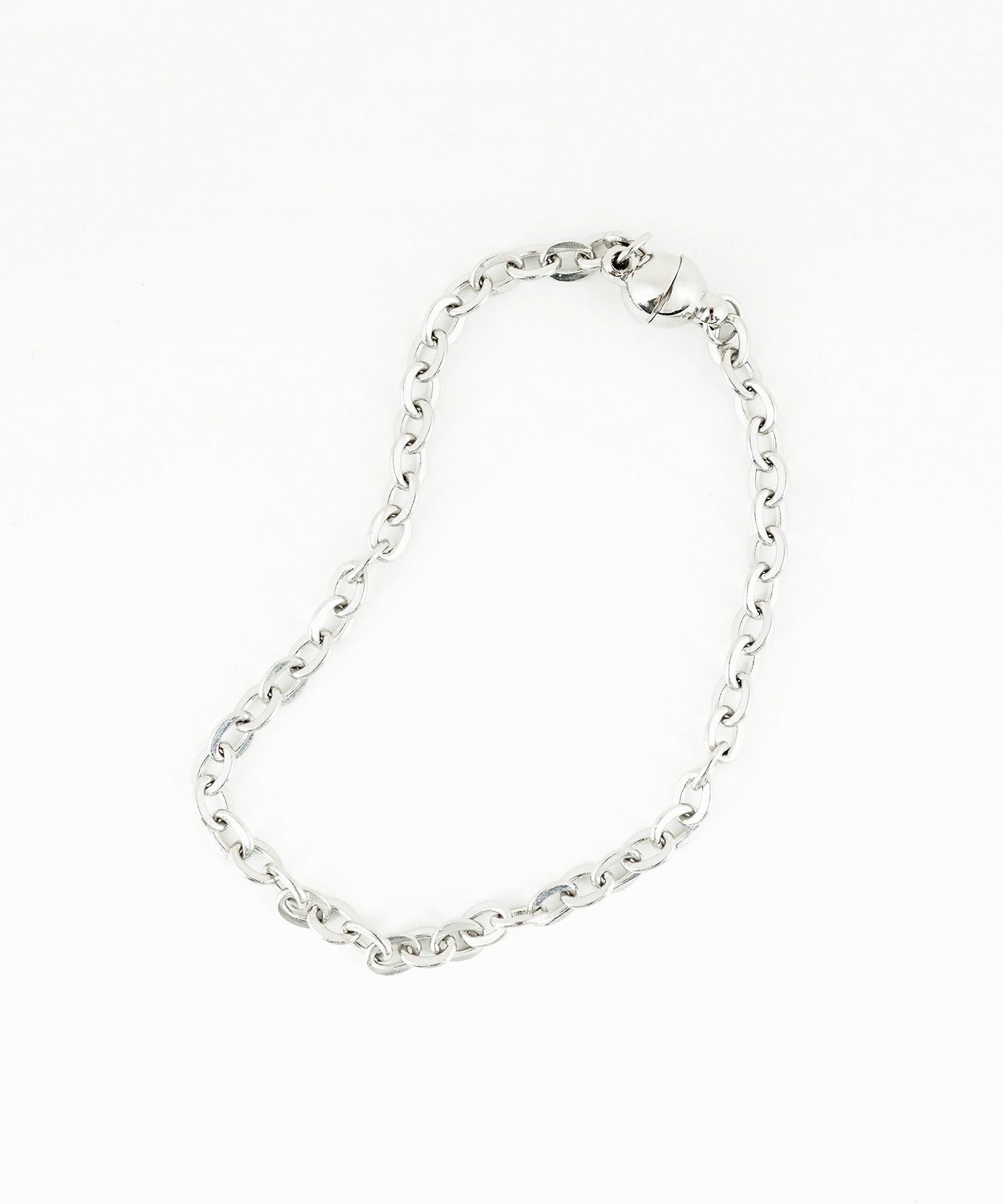 Fケーブルチェーンマグネットステンレスブレスレット