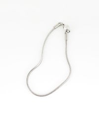 スネークチェーンマグネットステンレスブレスレット