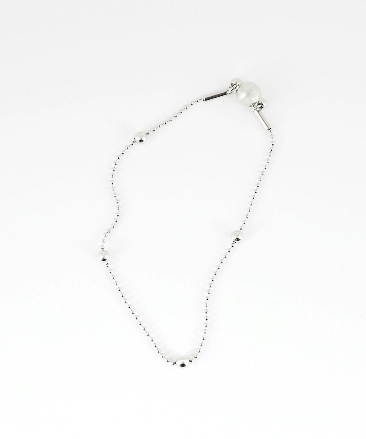 ボールチェーンマグネットステンレスブレスレット