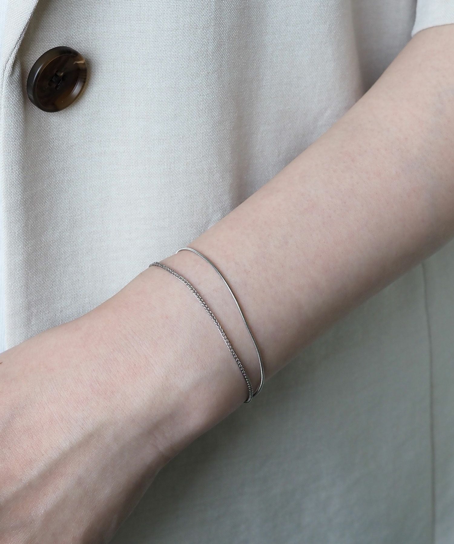 ターラントチェーン2連マグネットステンレスブレスレット | 【公式