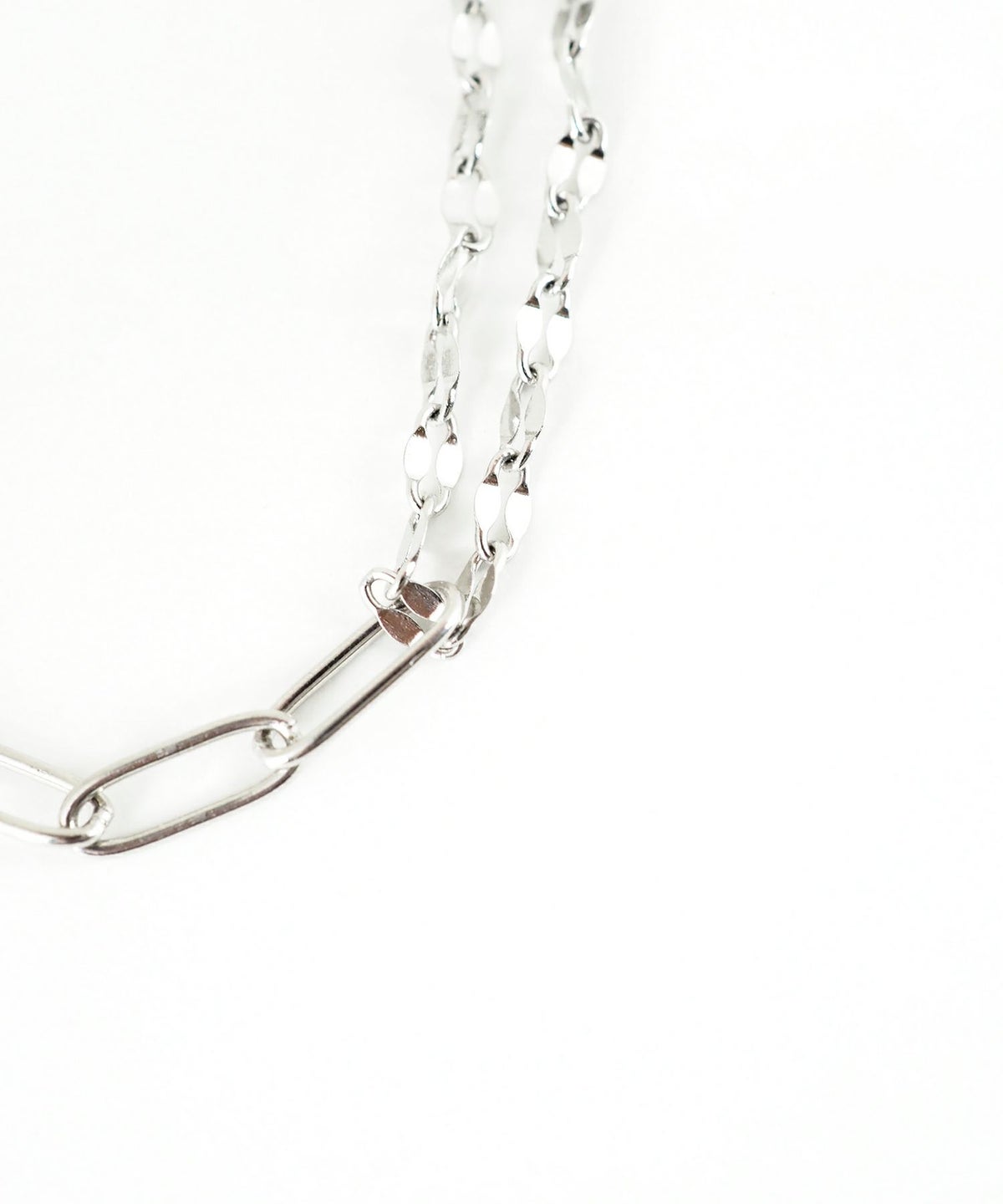 ミックスチェーンマグネットステンレスブレスレット