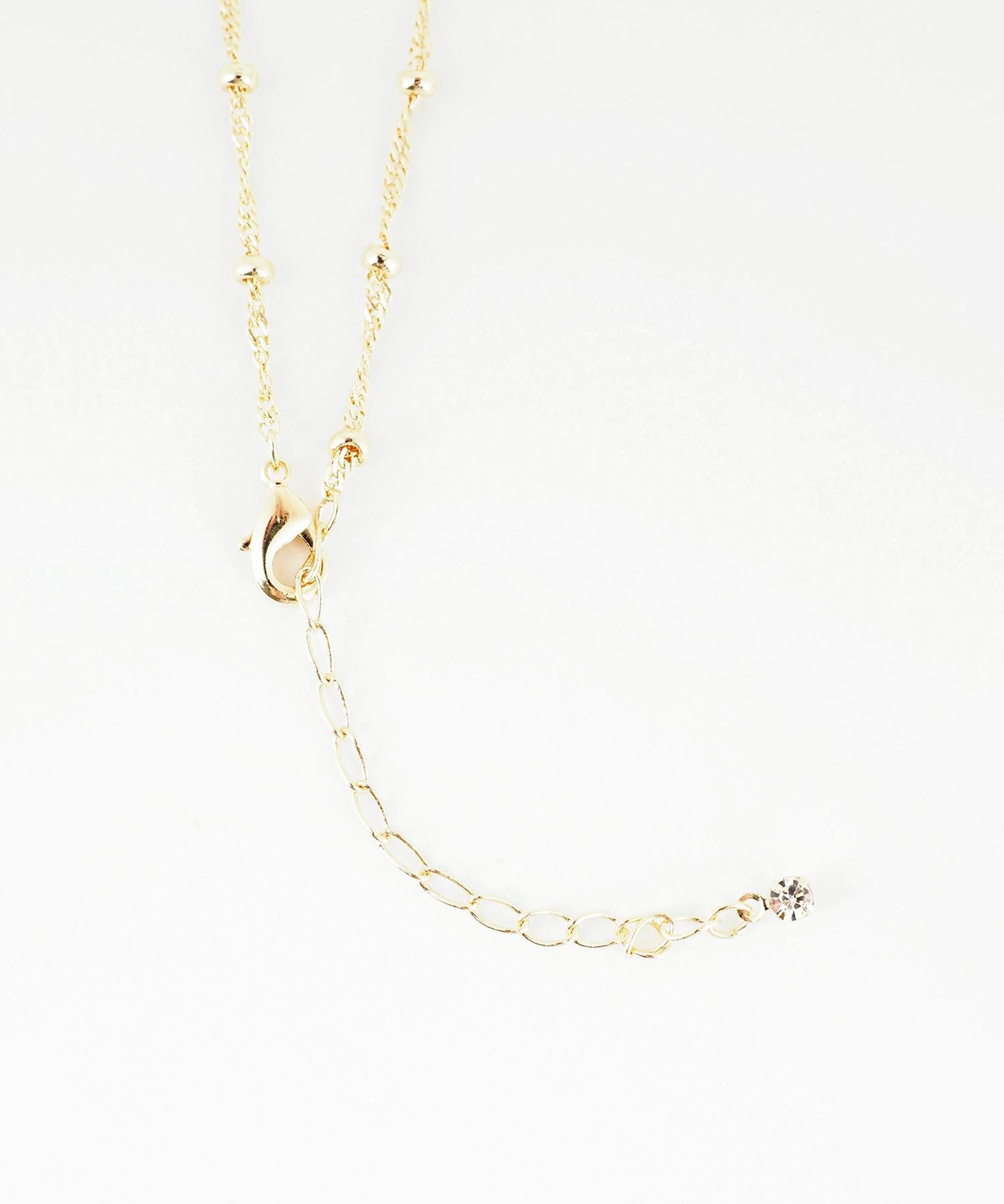 ツイストボールチェーンネックレス