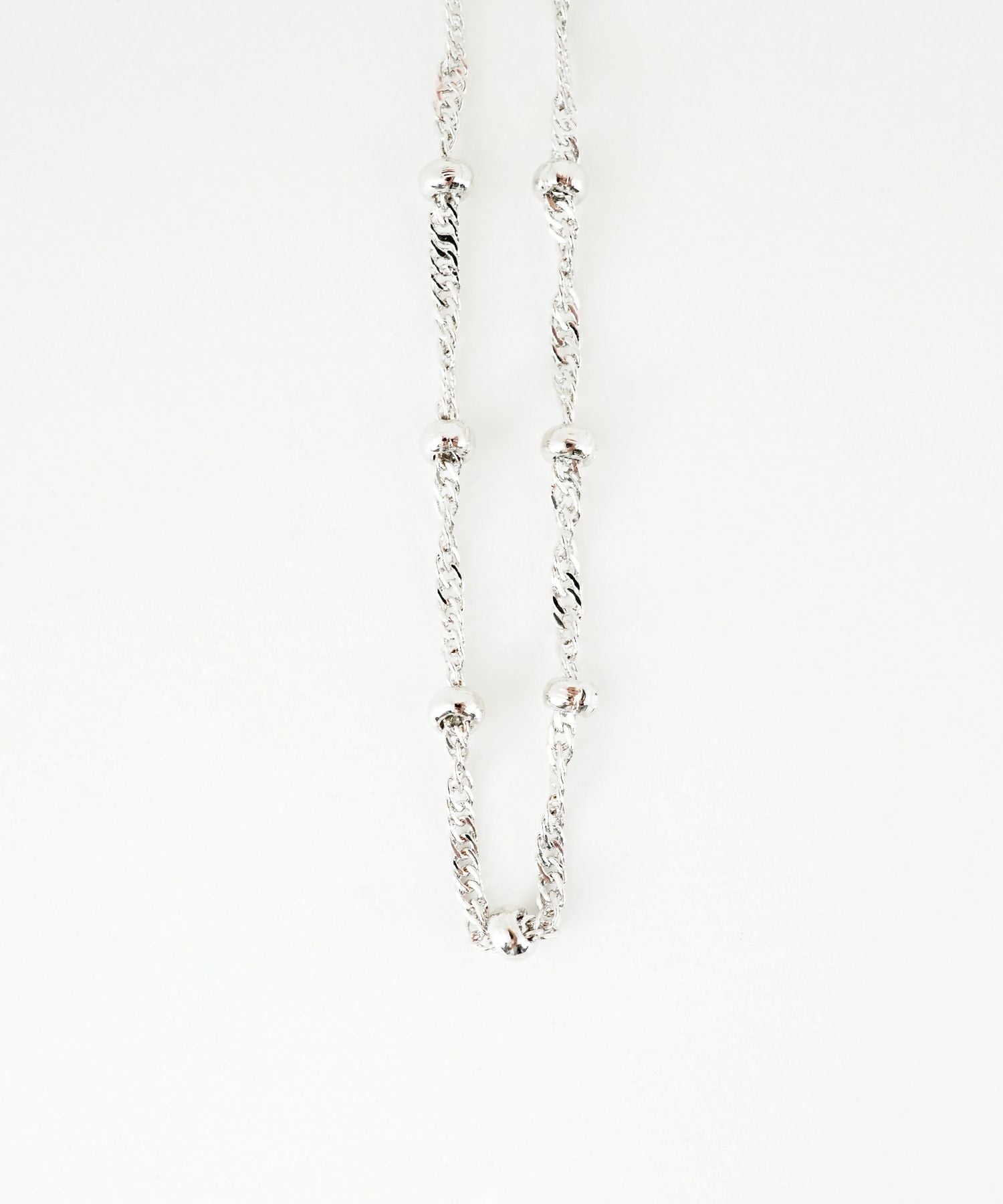 ツイストボールチェーンネックレス