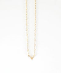 メロンシードチェーンロングネックレス