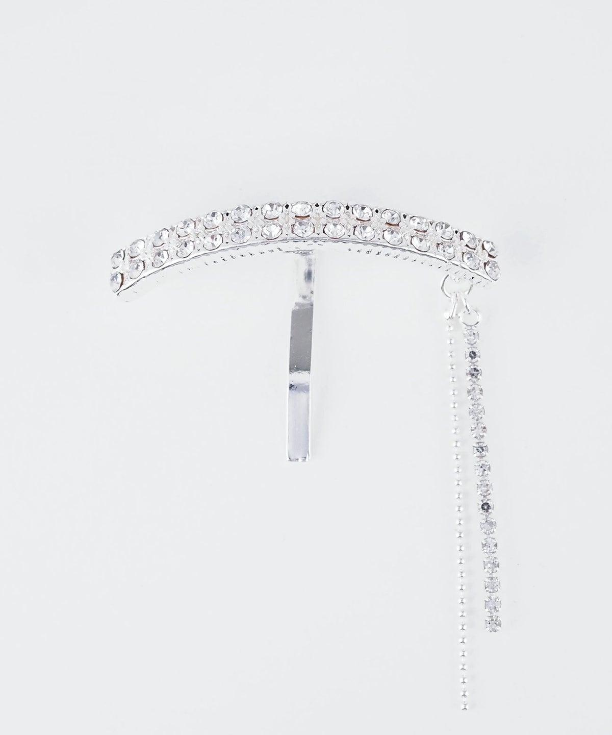 ラインストーンチェーンポニーフック