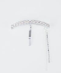 ラインストーンチェーンポニーフック