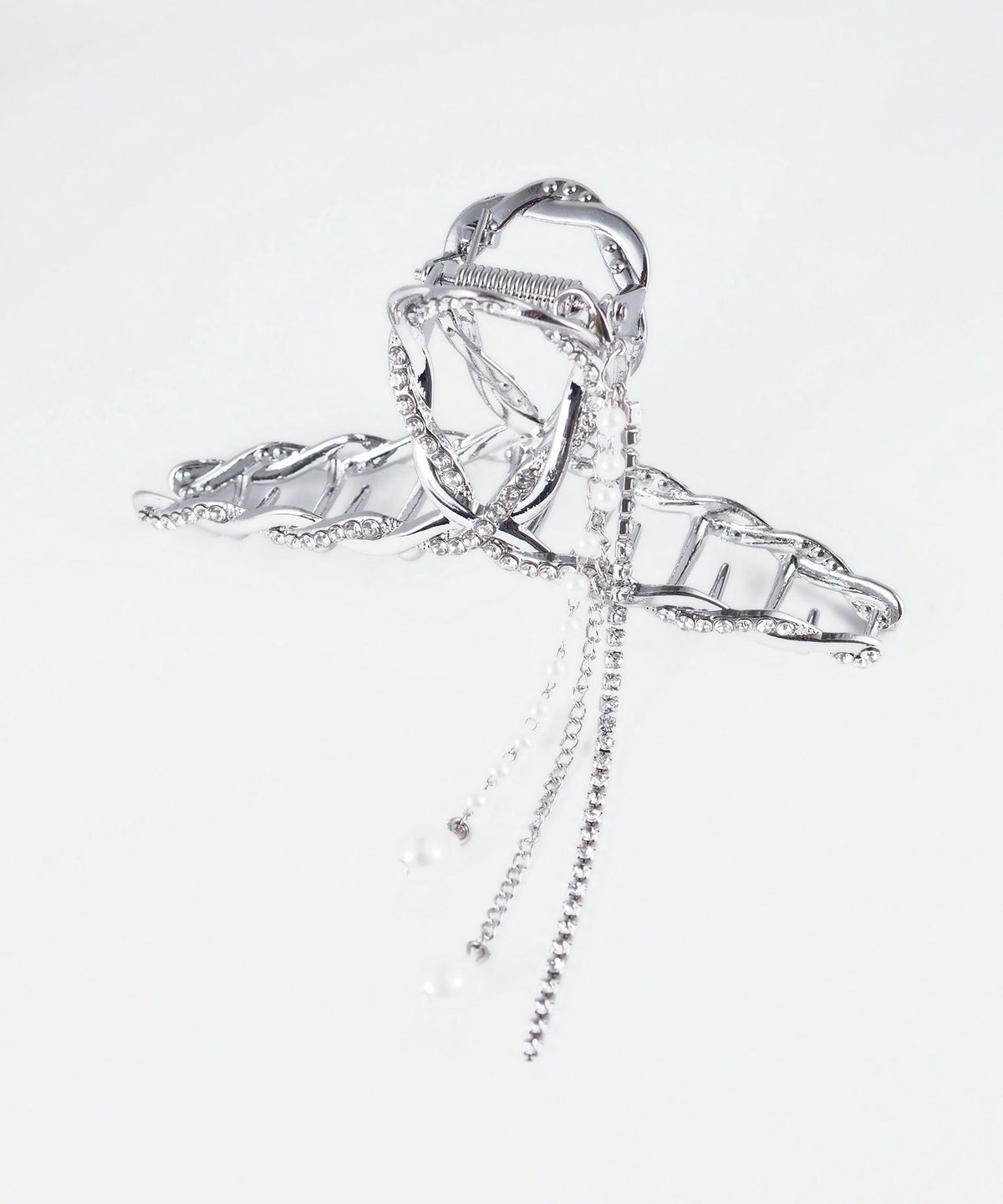 パールビジューチェーンバンスクリップ