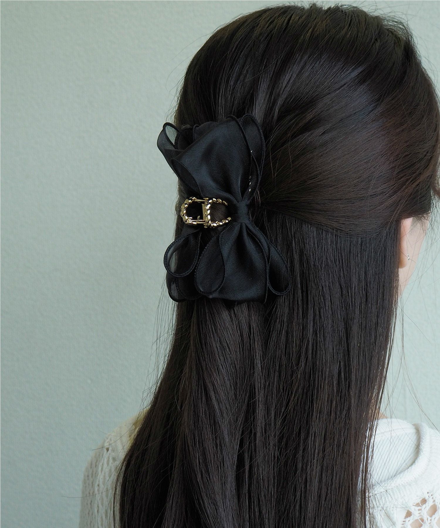 シアーリボンメタルバンスクリップ