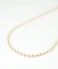 ボールチェーンステンレスネックレス