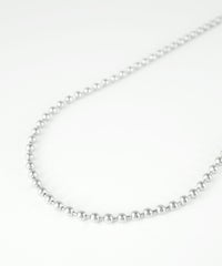 ボールチェーンステンレスネックレス