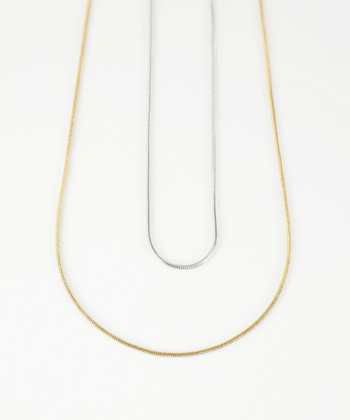 スネークチェーンステンレスネックレス