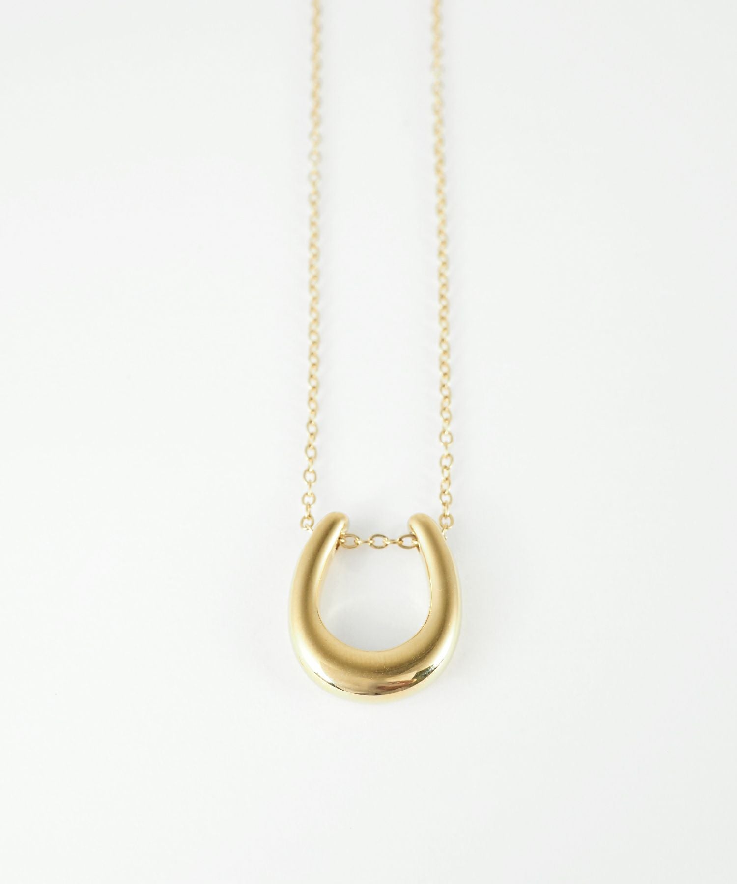 ホースシューステンレスネックレス