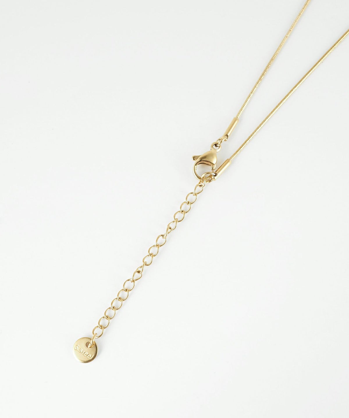 ビーンズステンレスネックレス