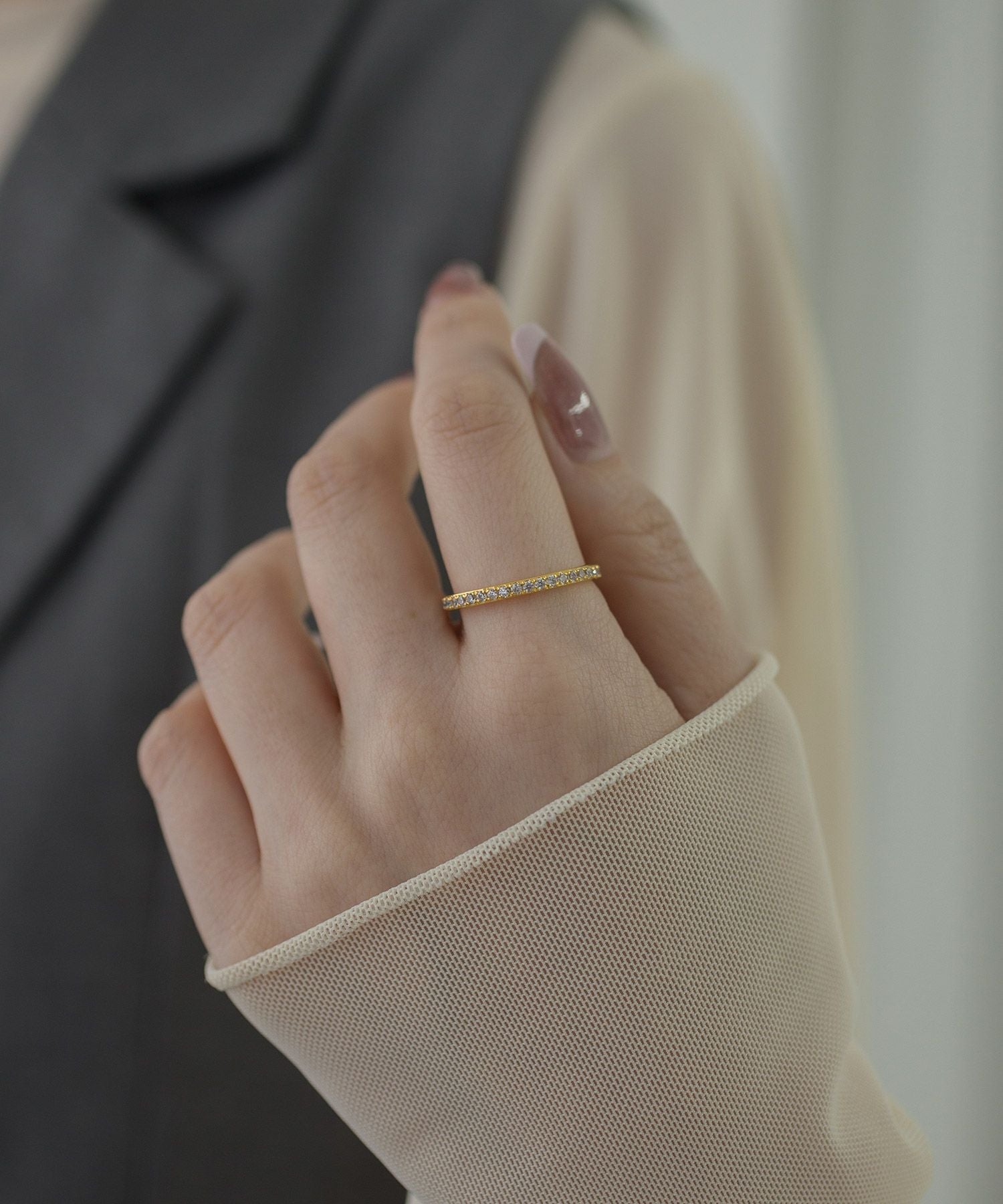CZエタニティリング【over size ring collection】 | 【公式】MUK
