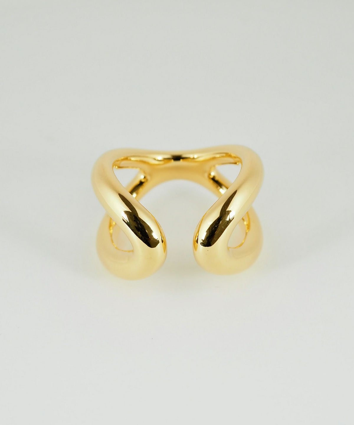 クロスプランプリング【over size ring collection】