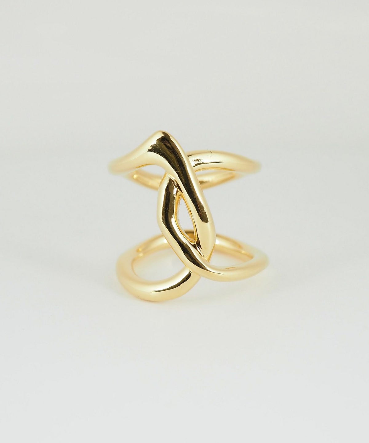 ニュアンスクロスボリュームリング【over size ring collection】