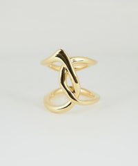 ニュアンスクロスボリュームリング【over size ring collection】
