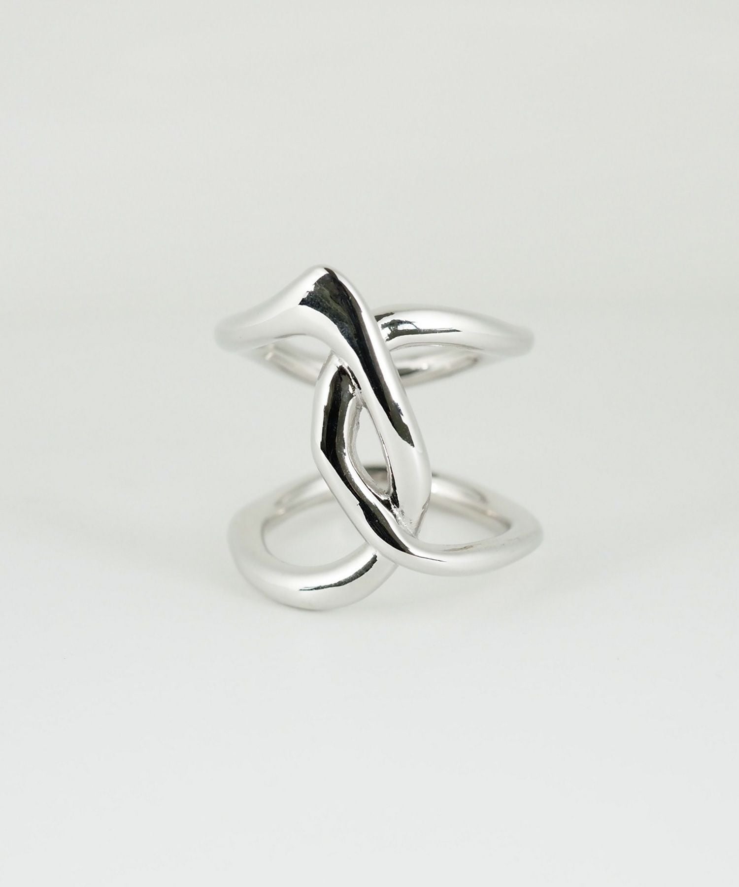 ニュアンスクロスボリュームリング【over size ring collection