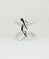 ニュアンスクロスボリュームリング【over size ring collection】
