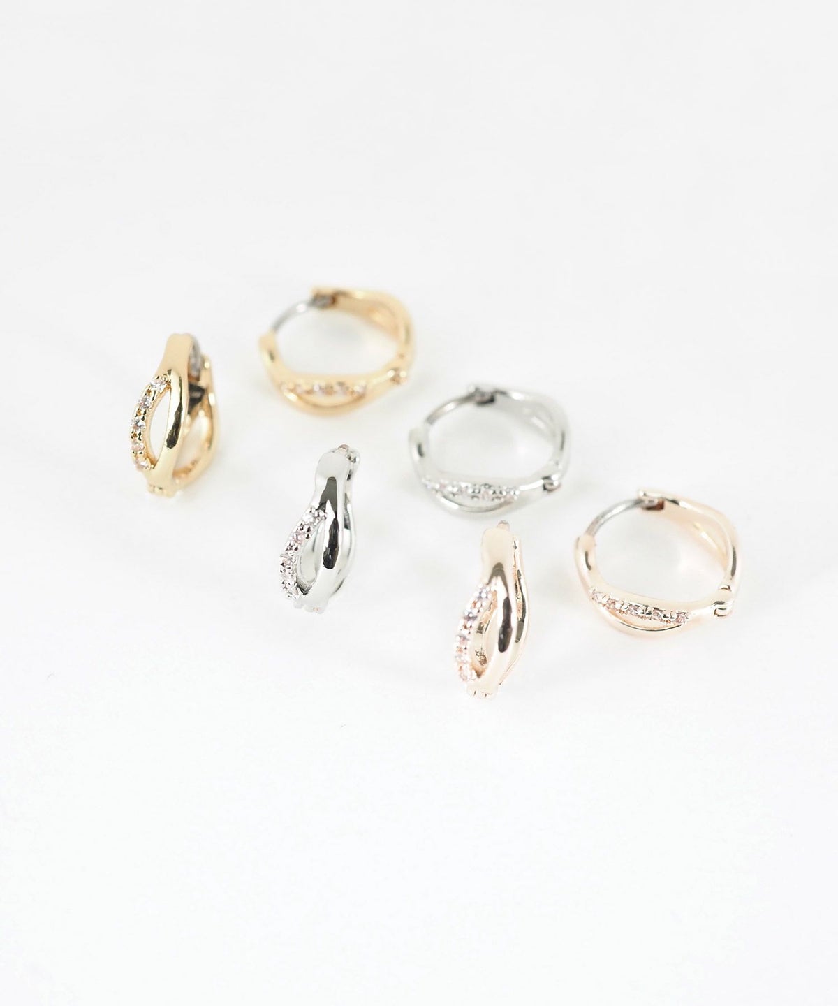 ブルジェオンフープステンレスポストピアス