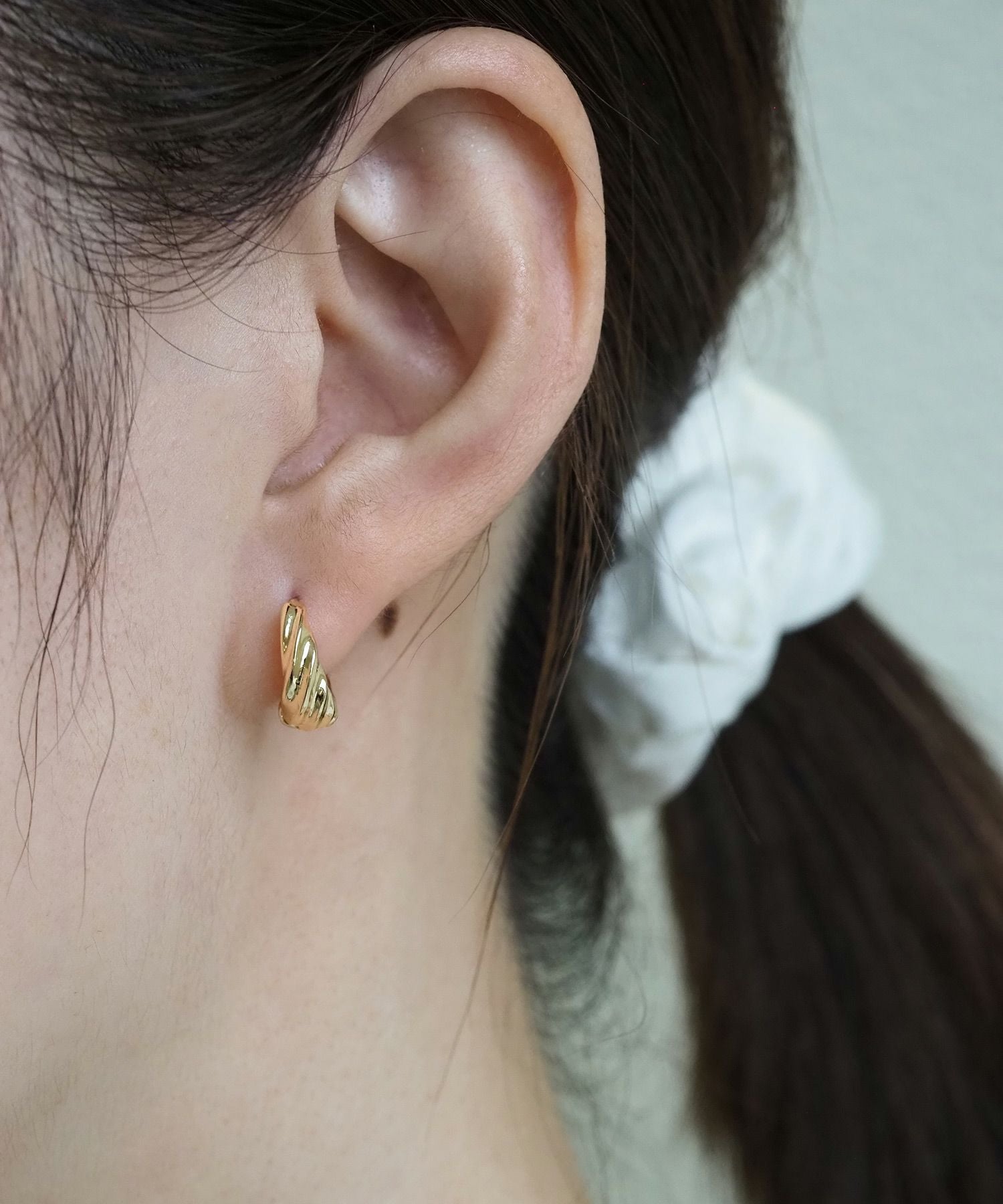 トルサードフープステンレスポストピアス