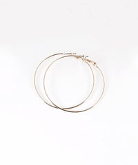 50mmフープステンレスポストピアス