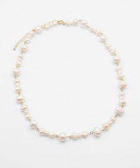 淡水パールチェーンネックレス