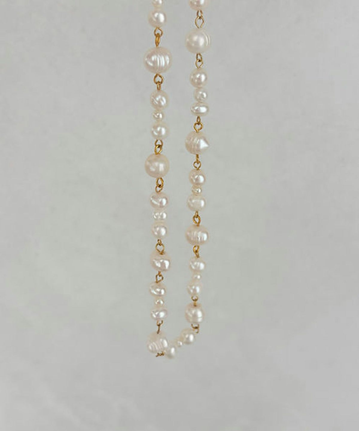 淡水パールチェーンネックレス