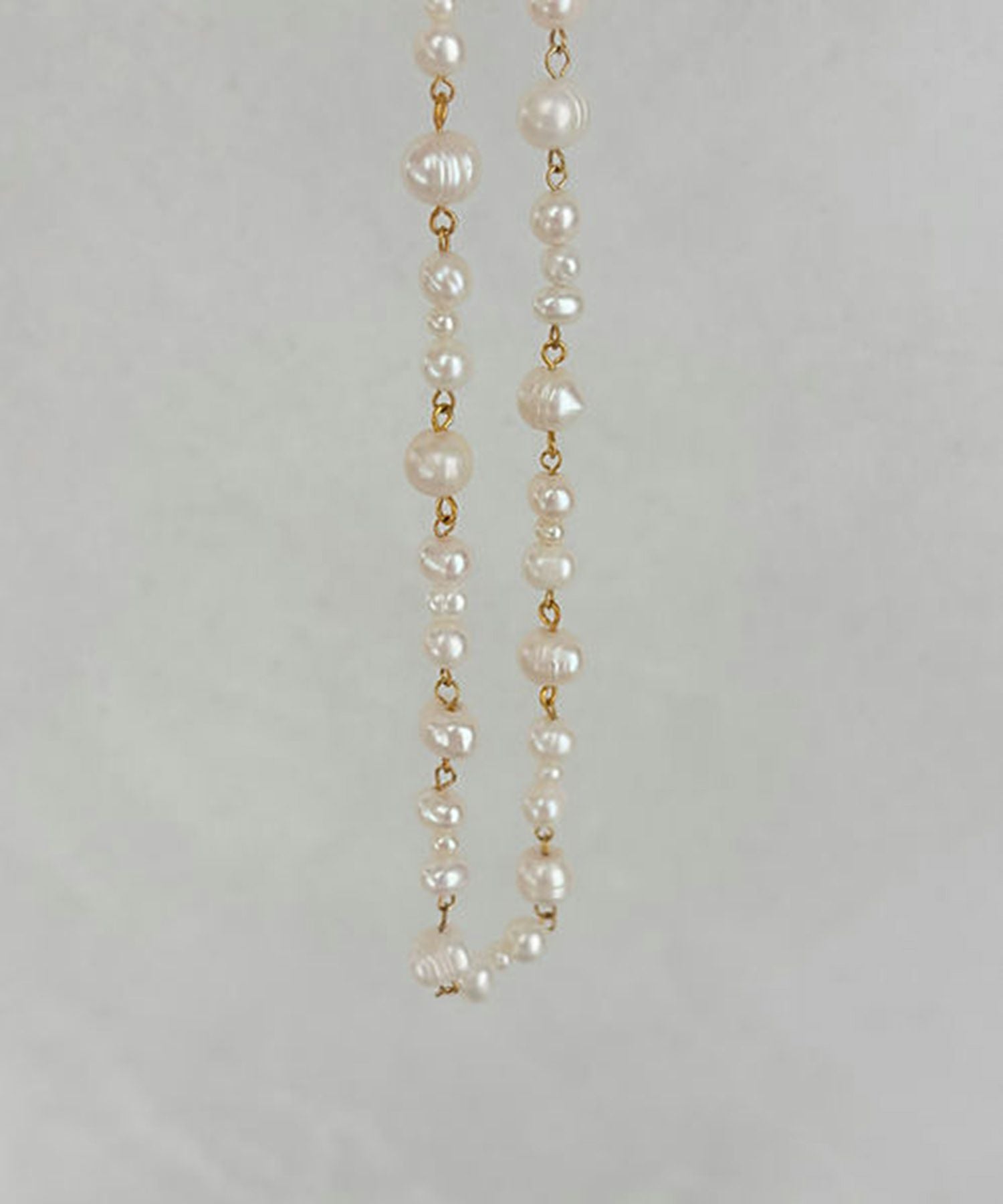 淡水パールチェーンネックレス