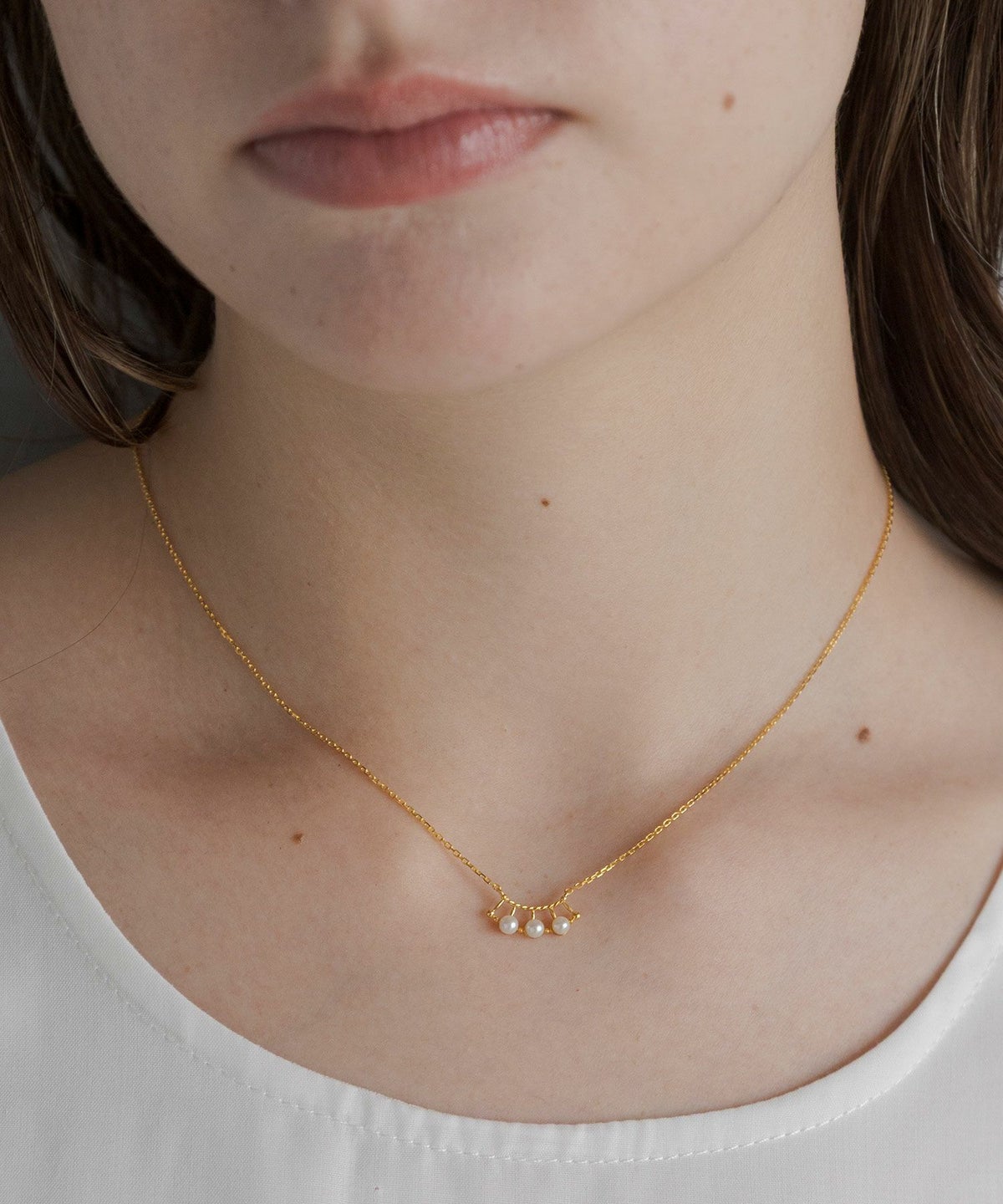 [SV925]エシェルアコヤパールネックレス