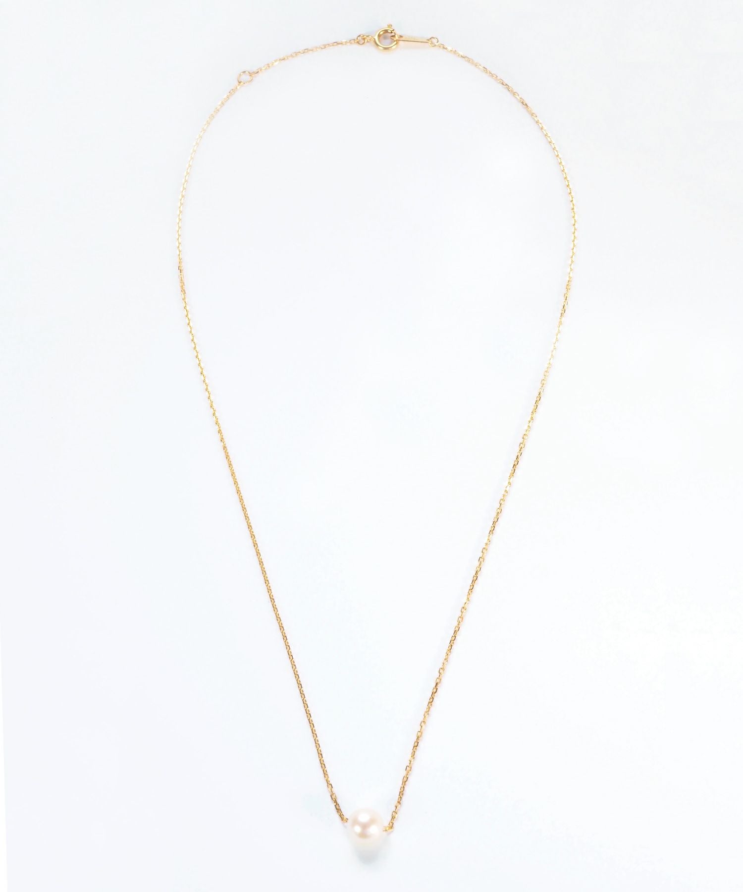 [SV925]アコヤパールスルーネックレス