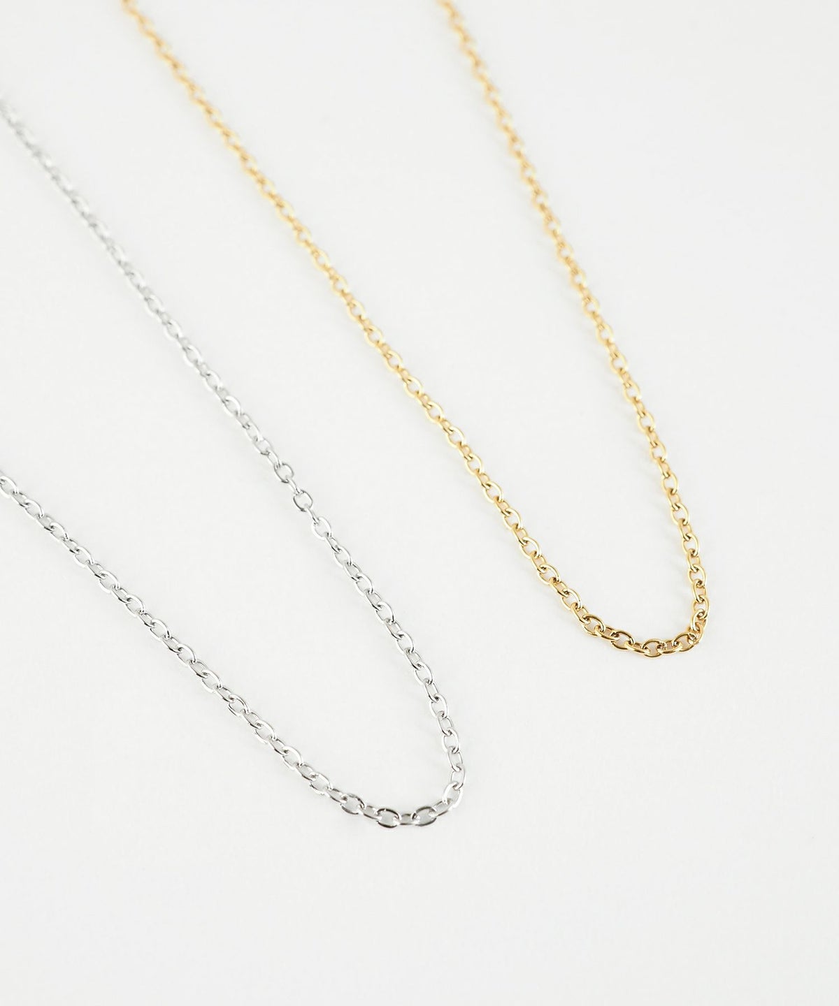 スリムチェーンステンレスネックレス